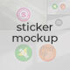 Circle Sticker Mockup - GraphicRiver Item for Sale